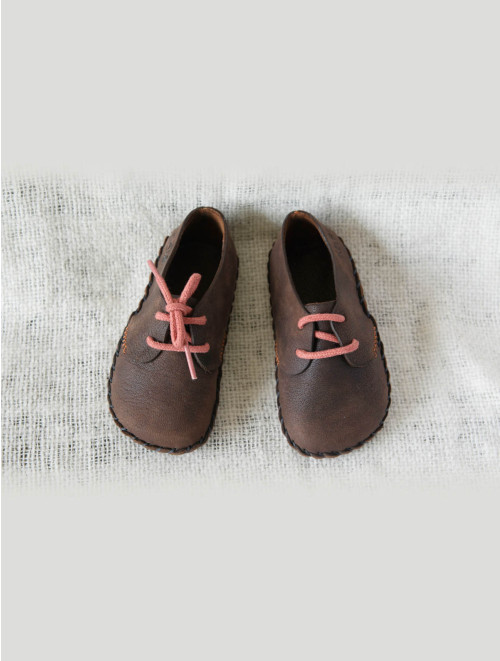 Lace-up Infant Shoes (Espresso)
