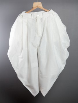White Cotton Dhoti Pants